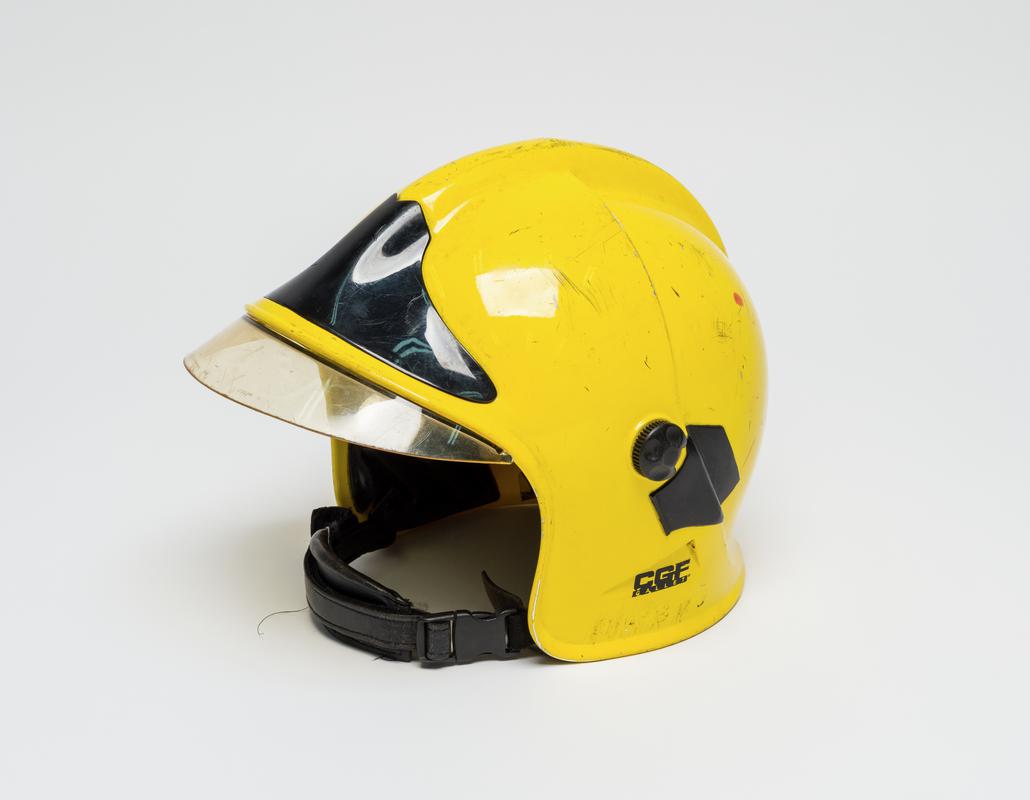 Firefighter's helmet. 2016.
