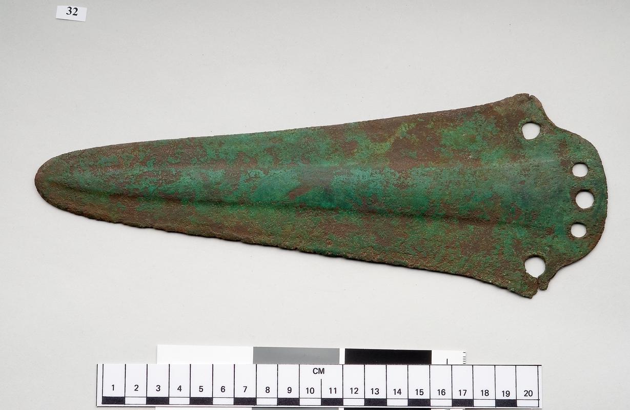 Early Bronze Age copper halberd