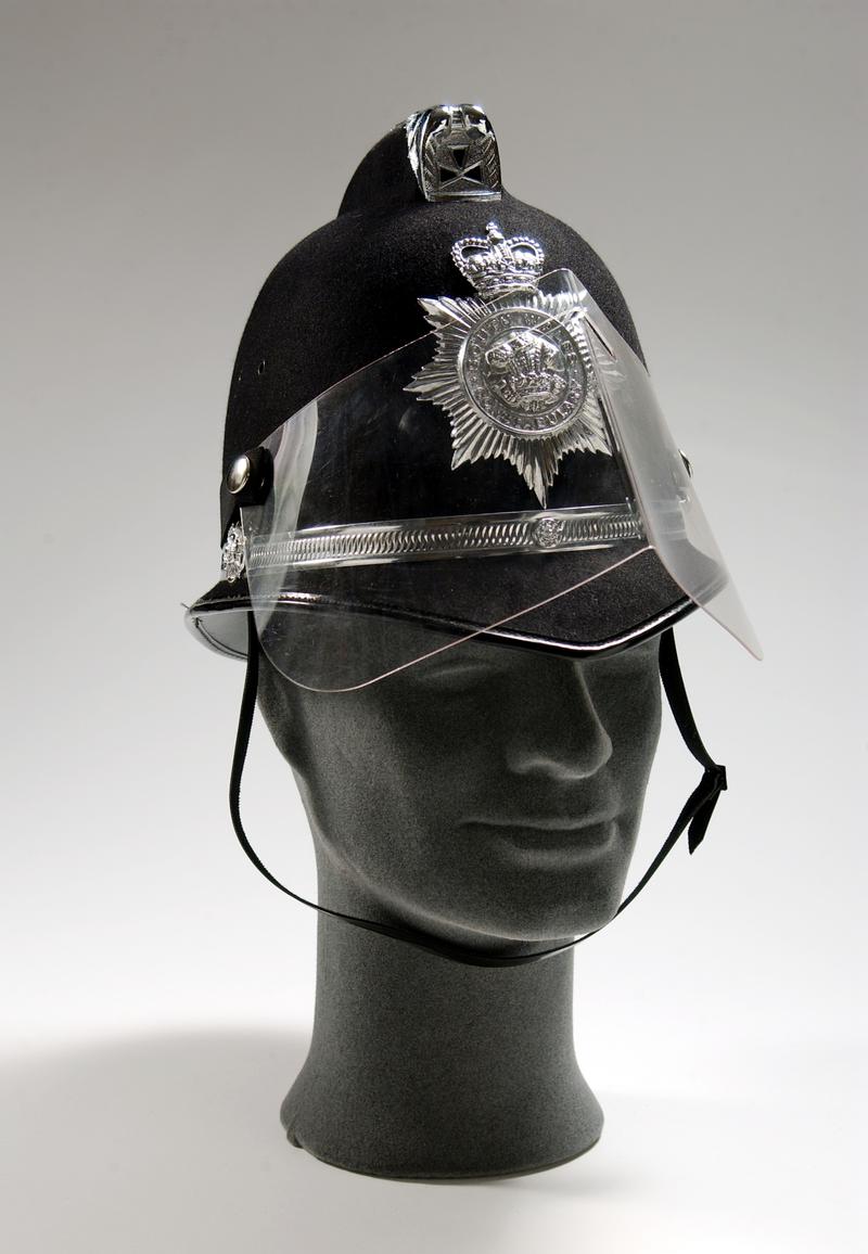 Police helmet and visor