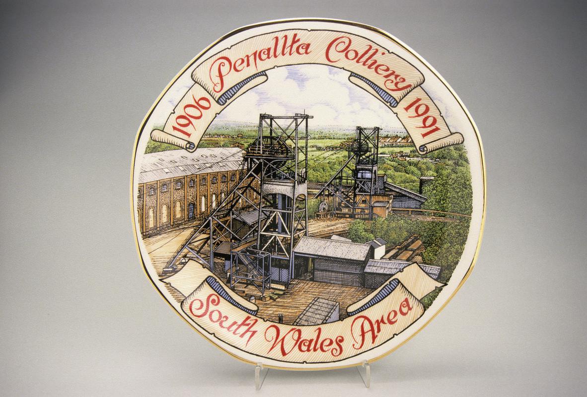 Commemorative Plate - 'Penallta Colliery 1906-1991'