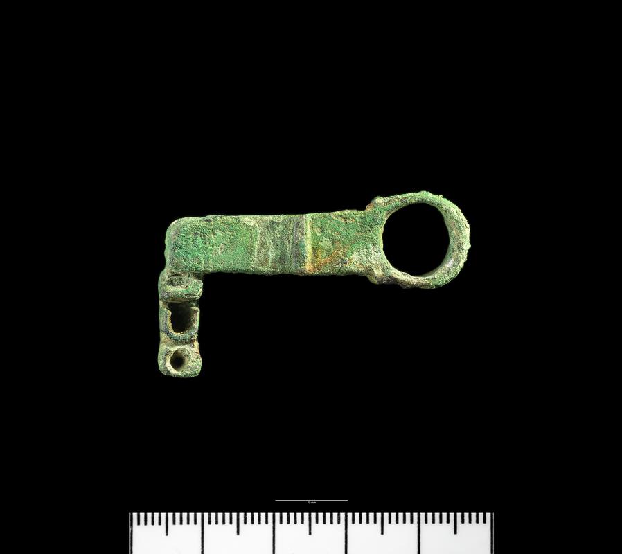 Roman copper alloy rotary lock key