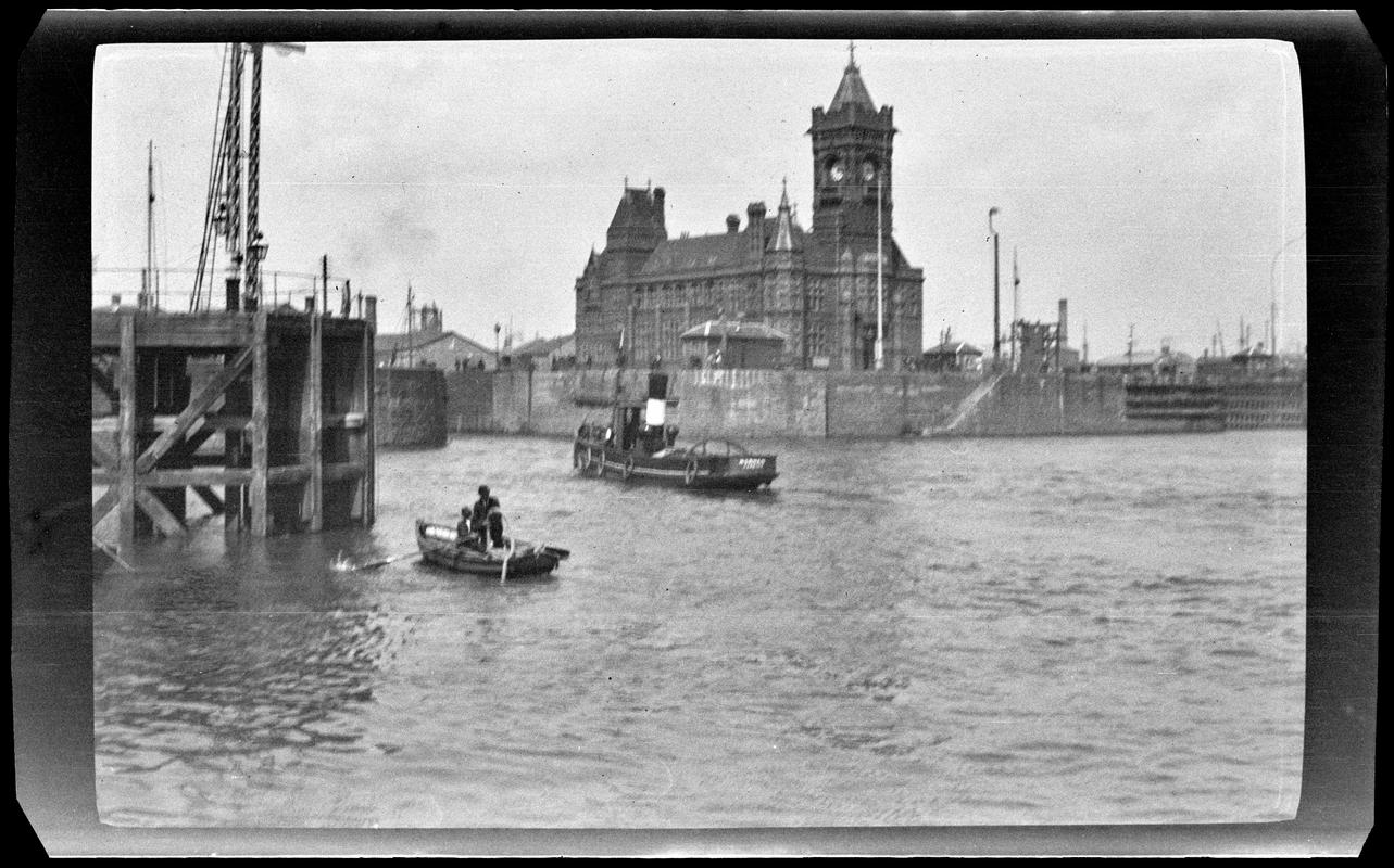 Cardiff Docks, negative