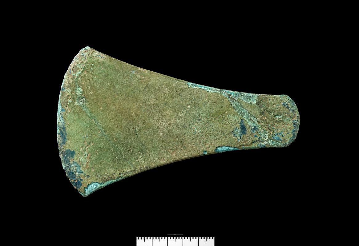 bronze flat axe and axe-chisel (2)