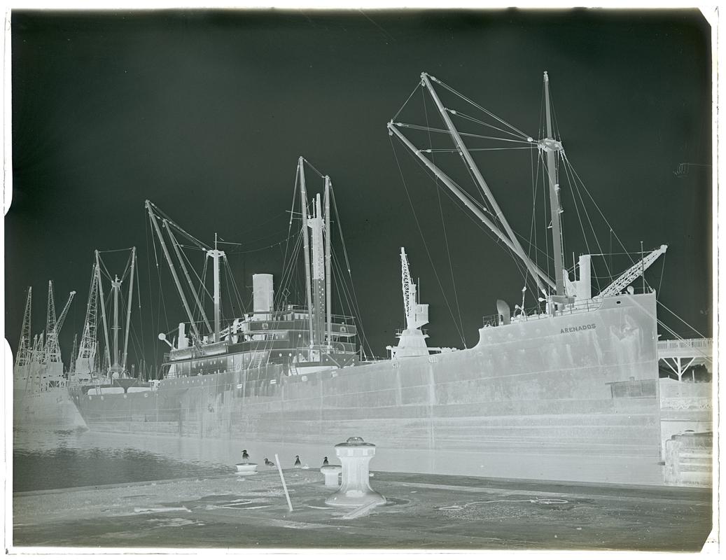 S.S. ARENADOS, glass negative