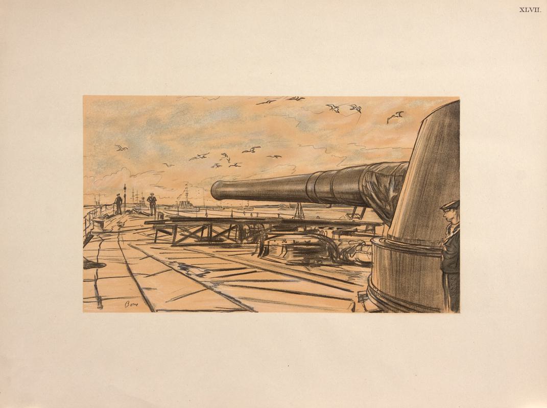 On Board a Battleship: A Gun Turret