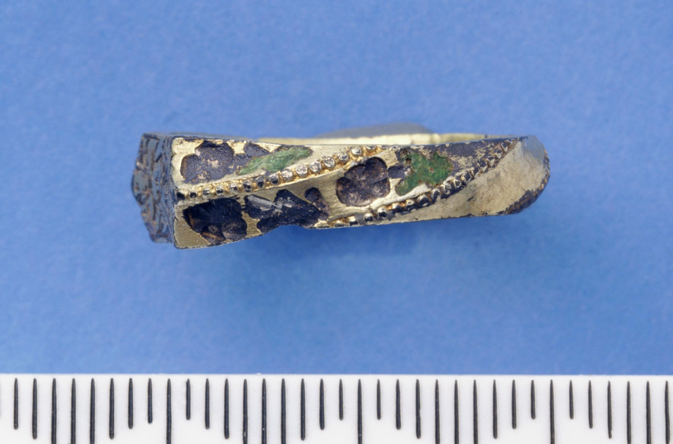 Medieval silver finger ring