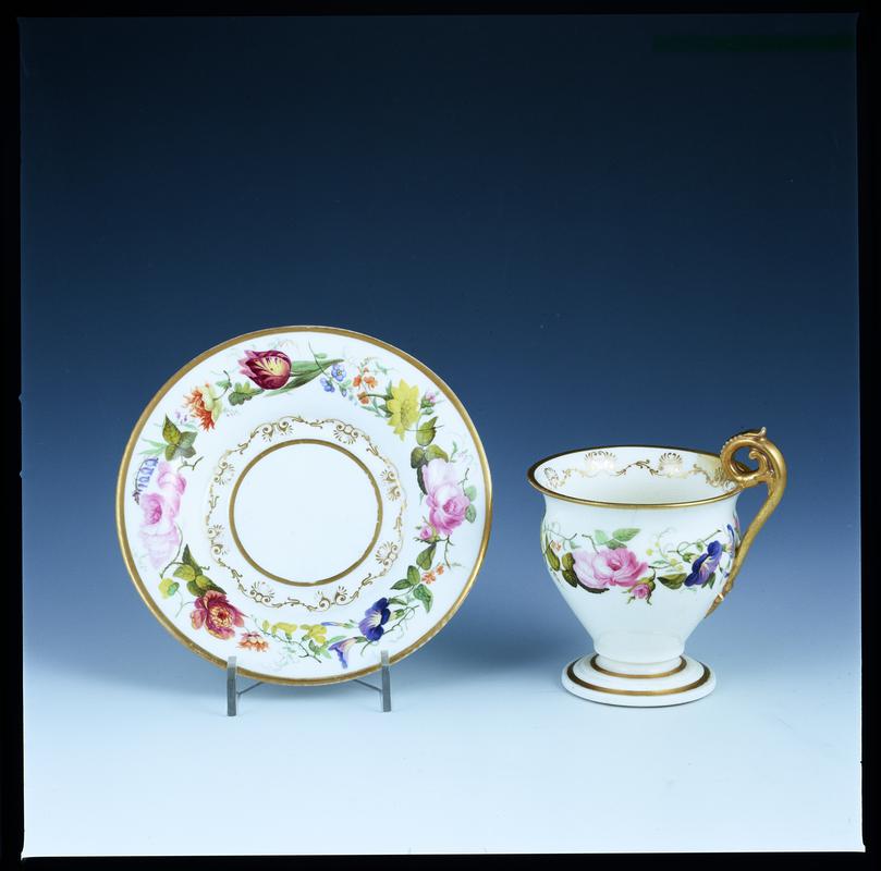 Cabinet cup & saucer, c1816-25