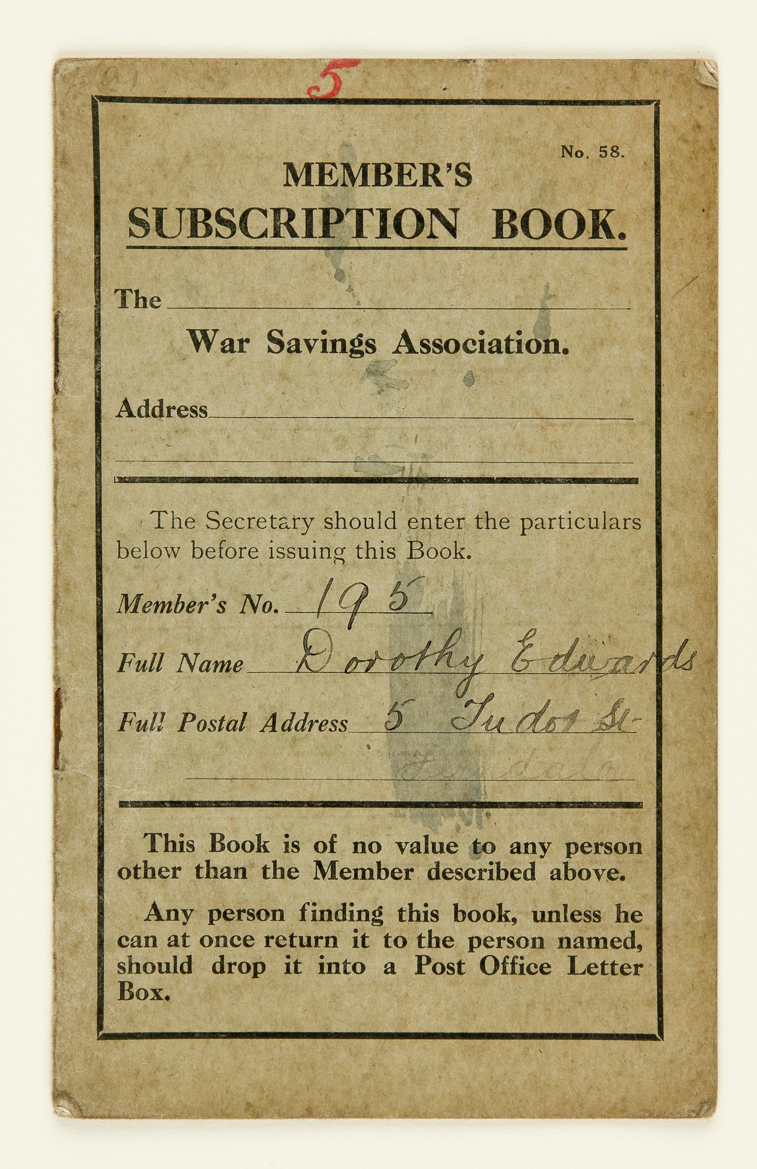 Subscription book
