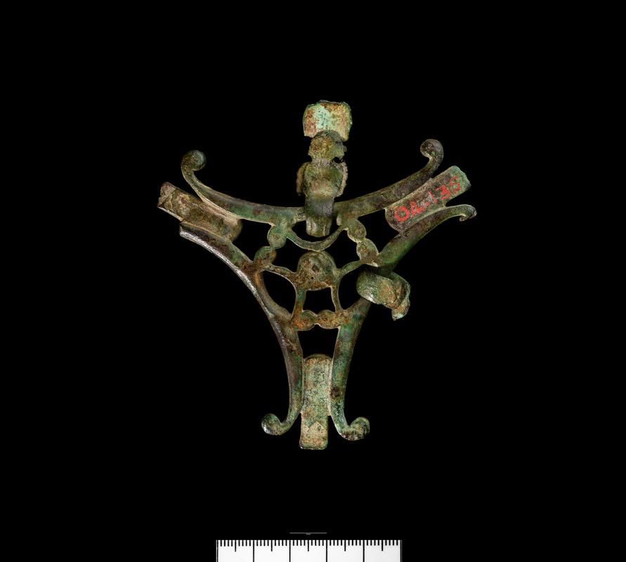 Roman copper alloy strap union