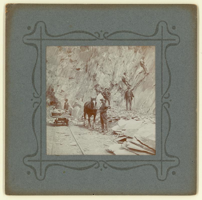 Gilfach slate quarry, photograph
