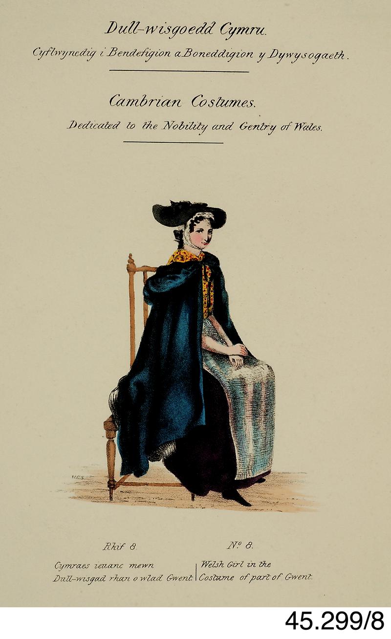 Welsh costume illustration