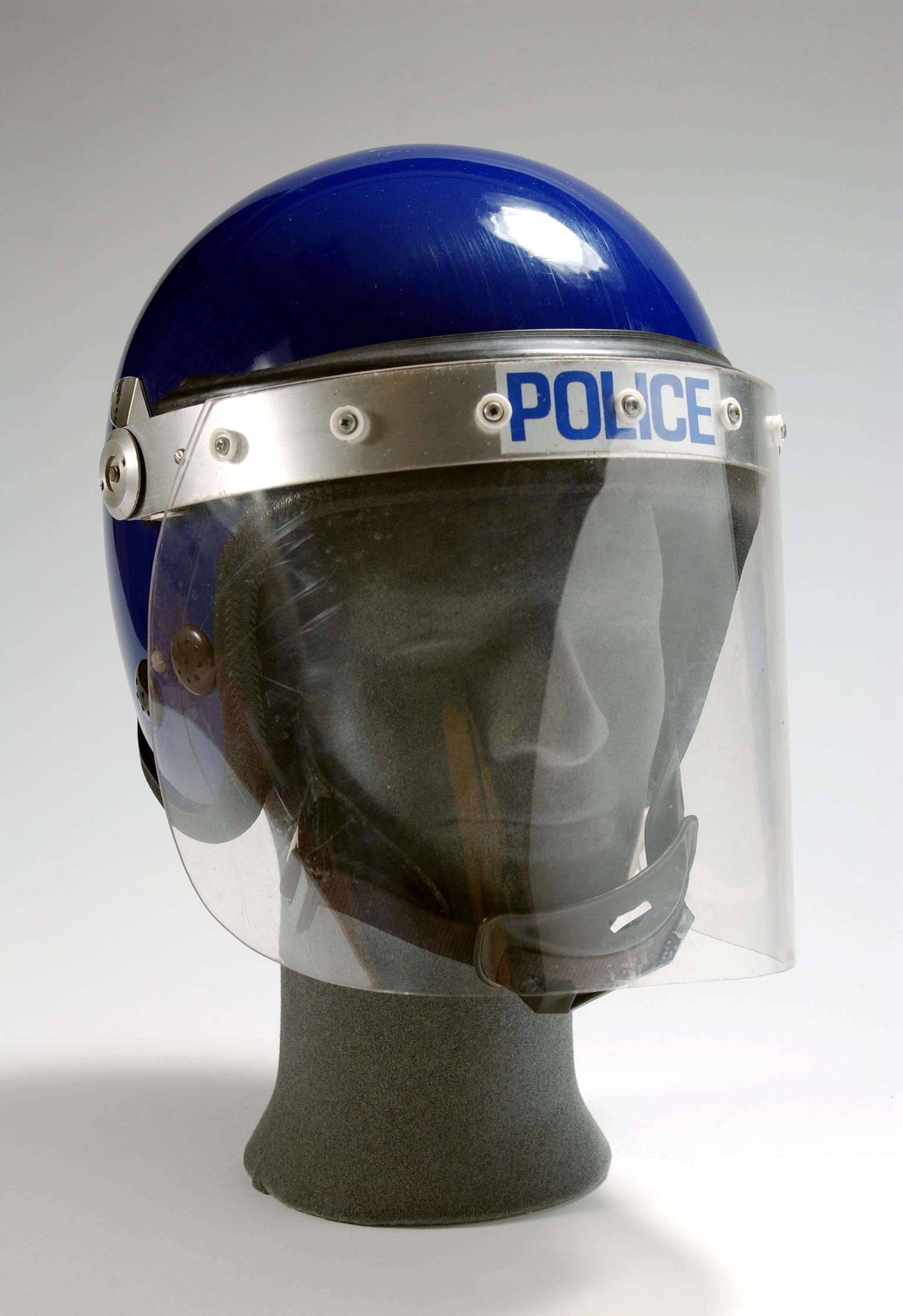 Police riot helmet