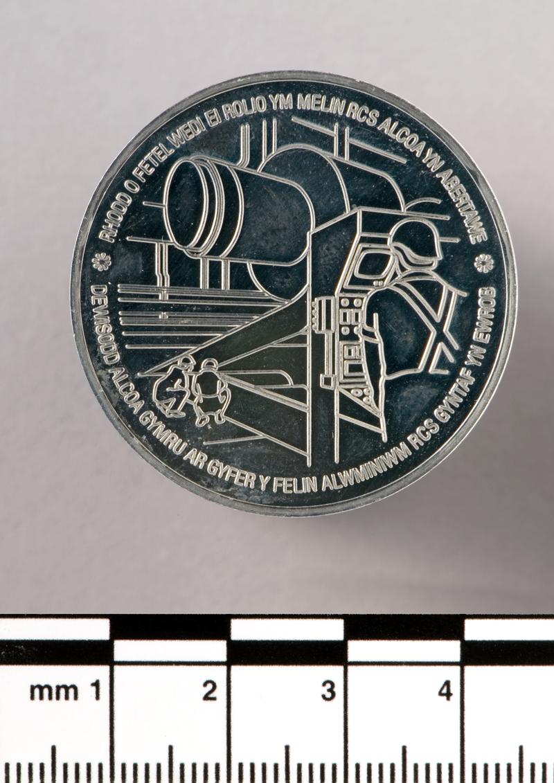 RCS Mill commemorative medal : obverse  (with scale)