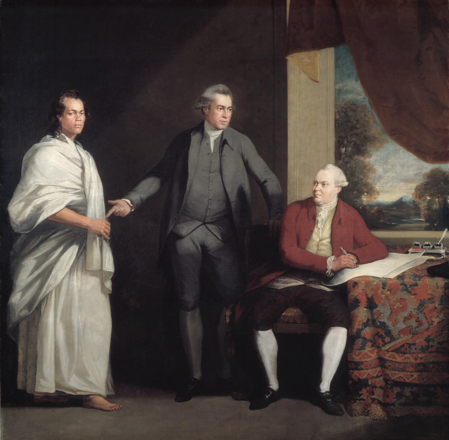 Mai (Omai), Sir Joseph Banks and Daniel Solander