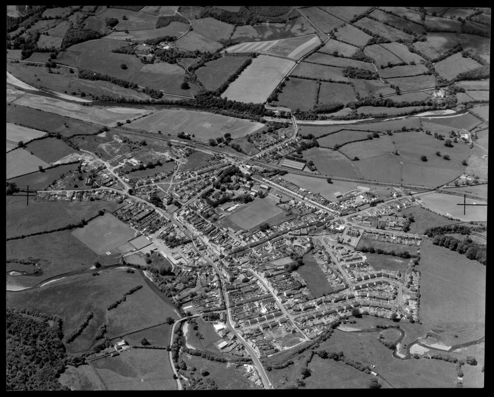 Aerial view of Llandovery.