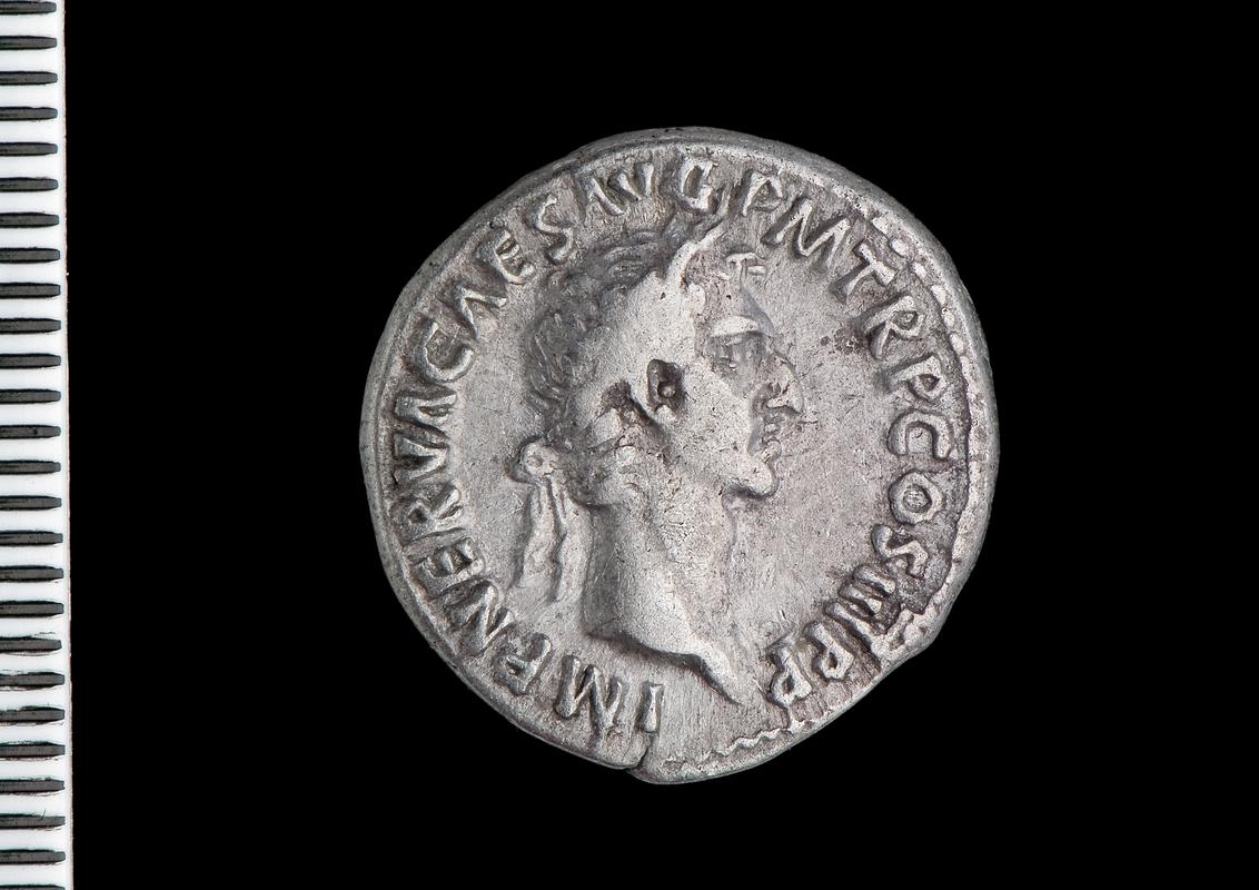 silver denarius (obv.)