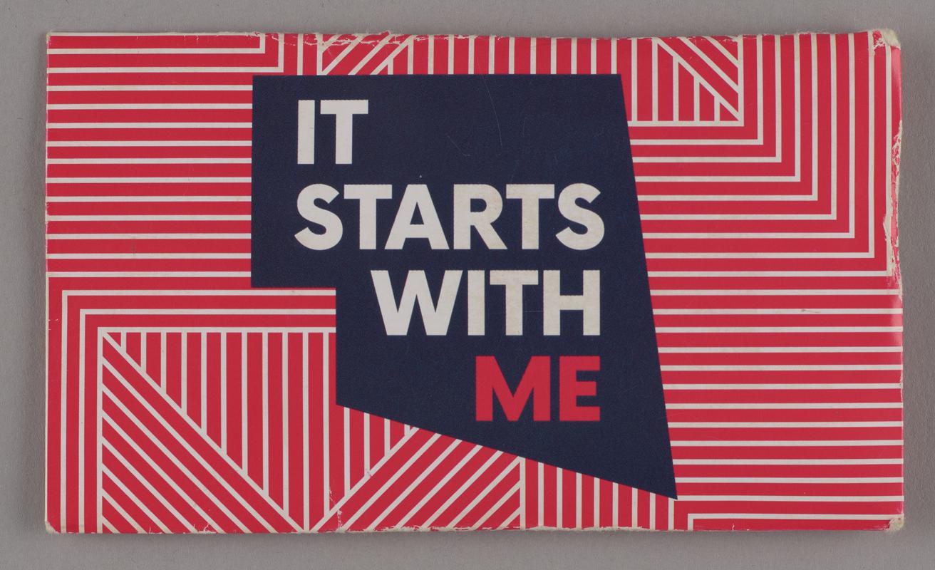 Condom 'It Starts With Me'.