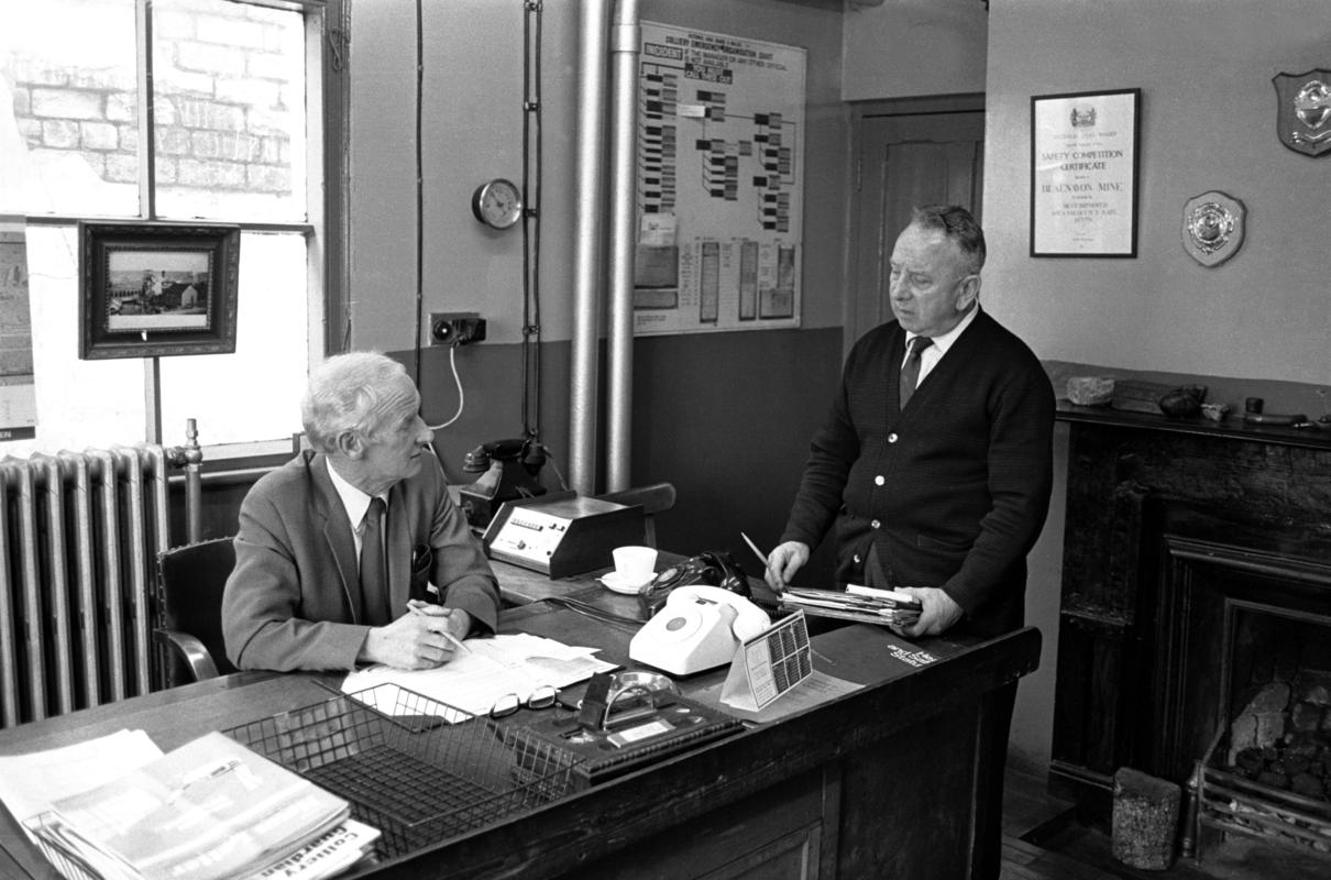 Big Pit Colliery, film negative