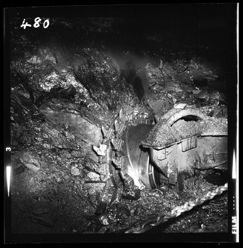 Coegnant Colliery, film negative