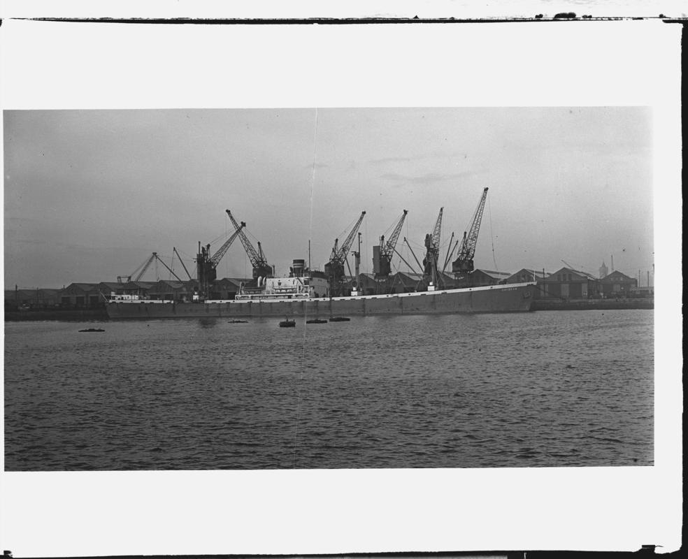 S.S. DAY BEAM, glass negative