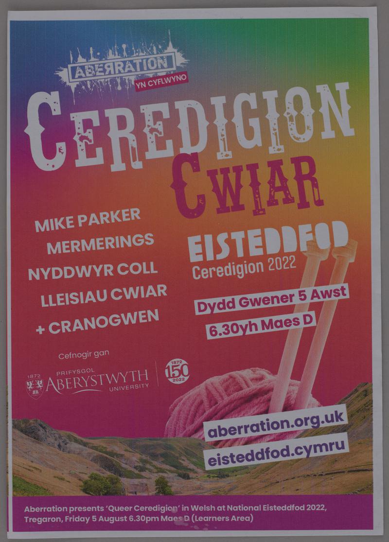 Leaflet 'Cerdigion Cwiar'.
