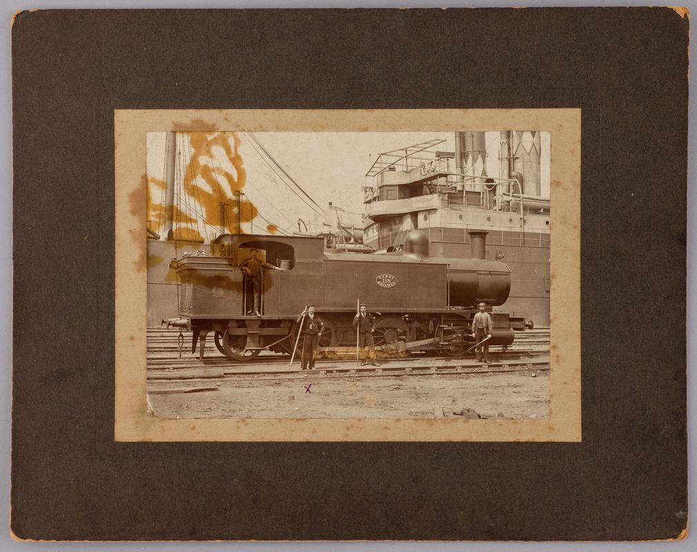 Barry Railway 0-6-2T 'K' class locomotive no.118. - Mounted Print