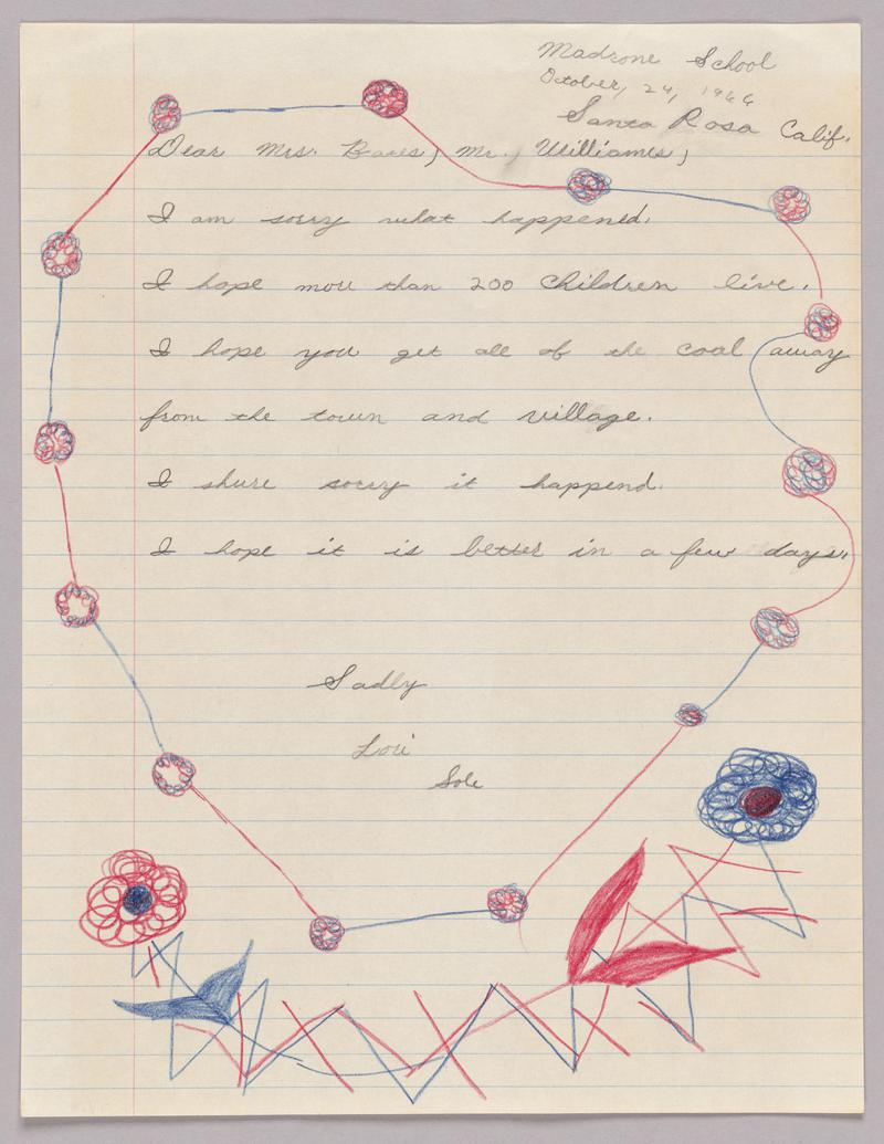 Aberfan, letter