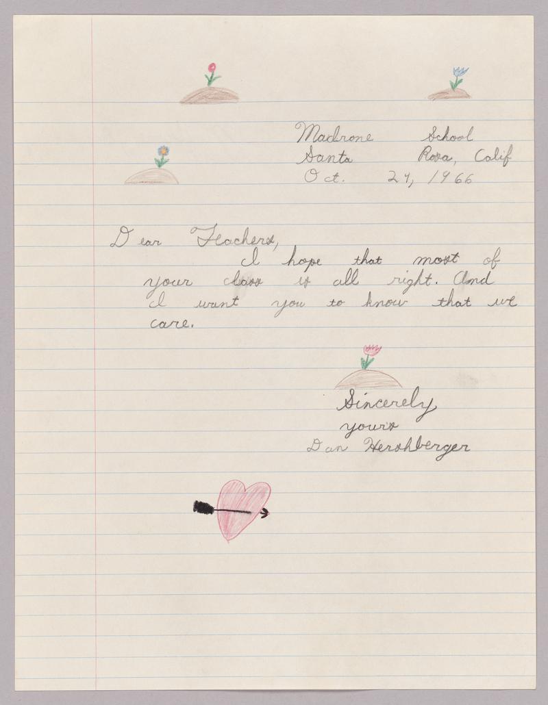 Aberfan, letter