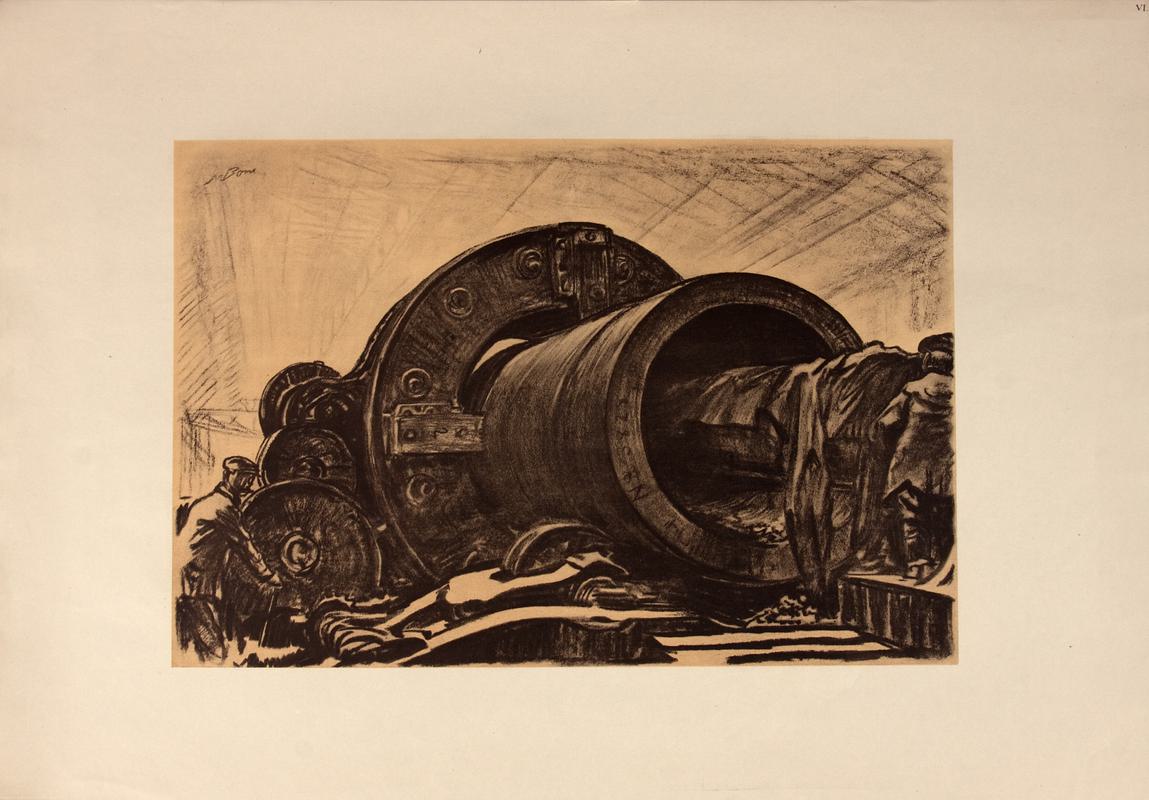 Coring Machine at Work on a Big Gun Tube