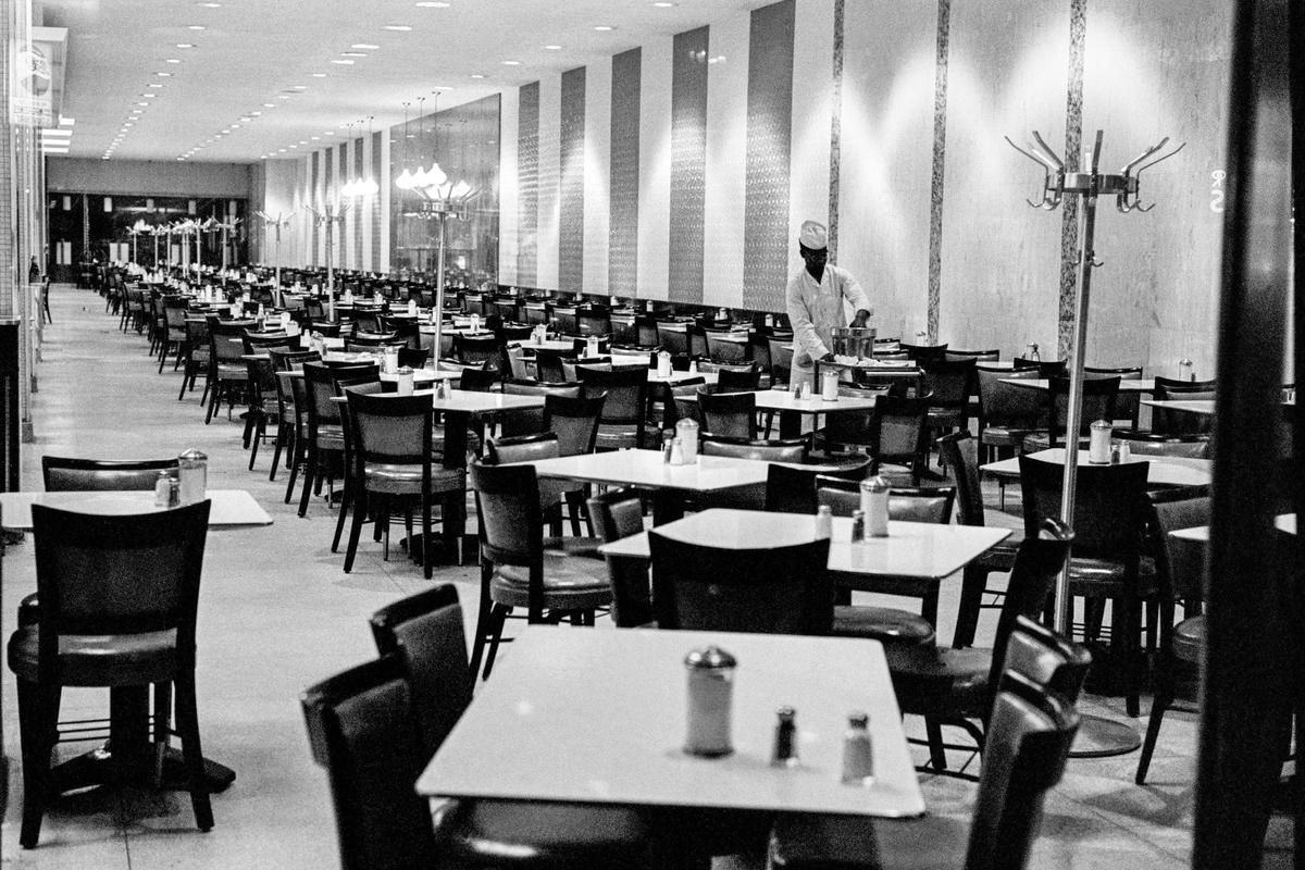 USA. NEW YORK. New York diner. 1962.