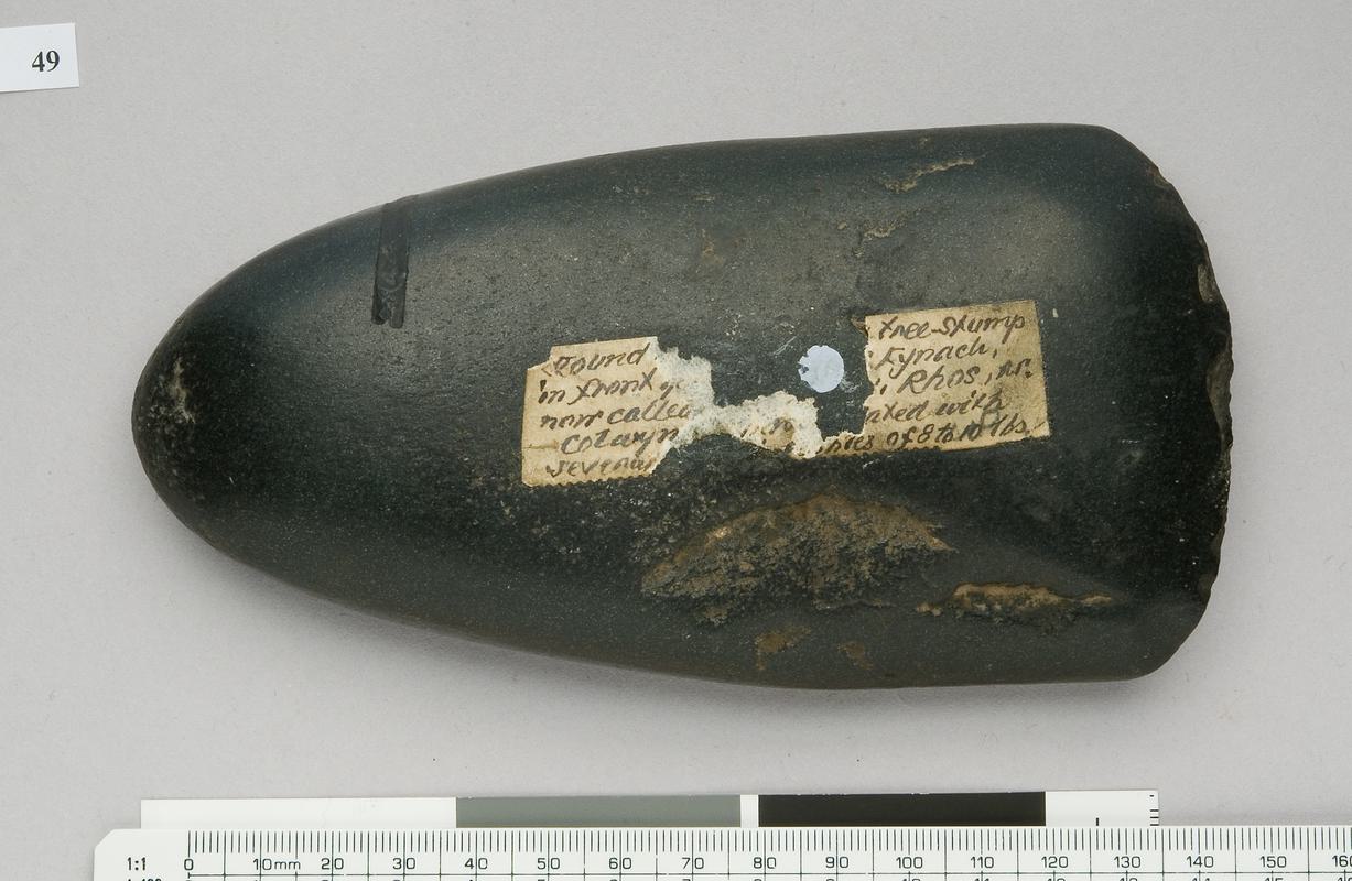 Neolithic stone axehead roughout