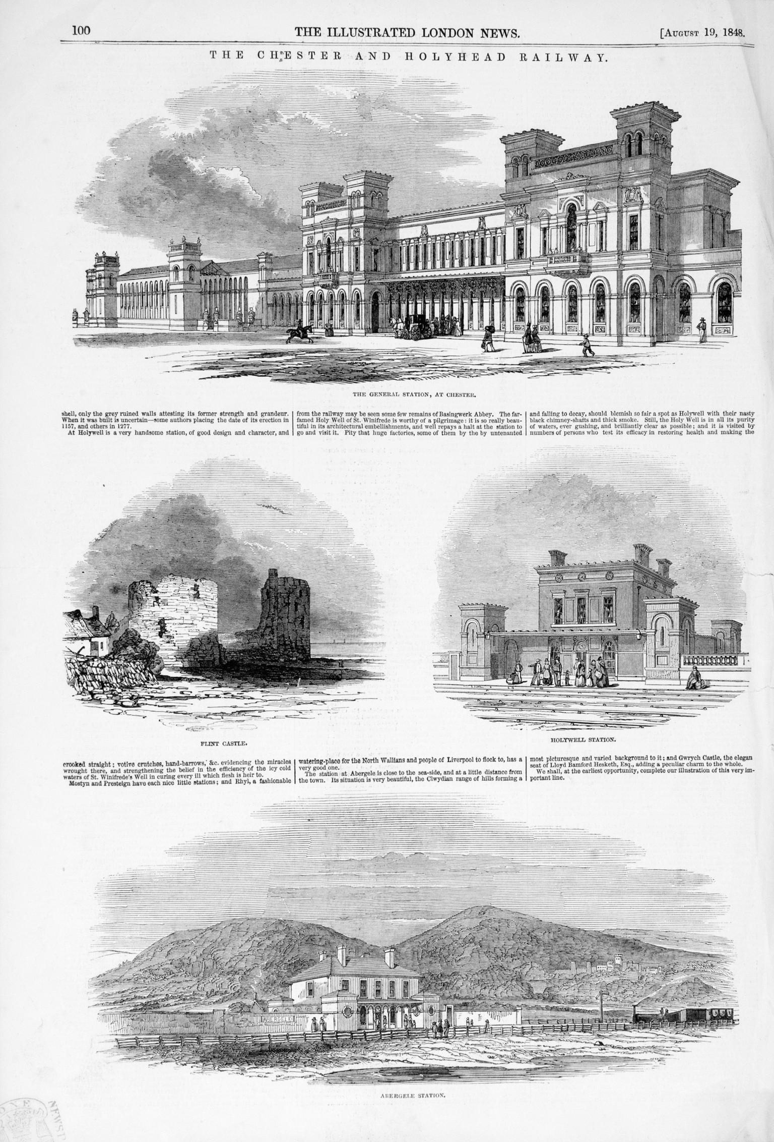 The Chester and Holyhead Railway (print)
