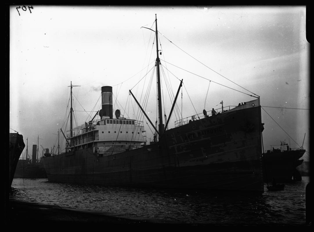 S.S. ANTE MATKOVIC, glass negative