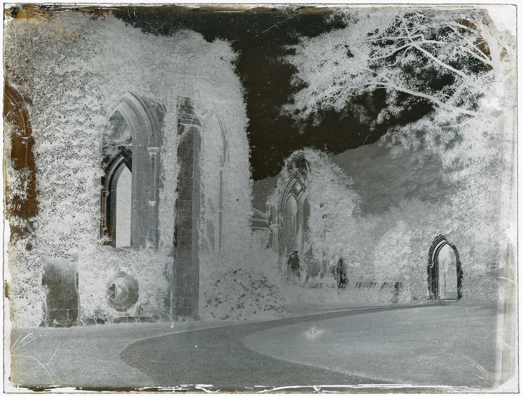 Margam Abbey, negative