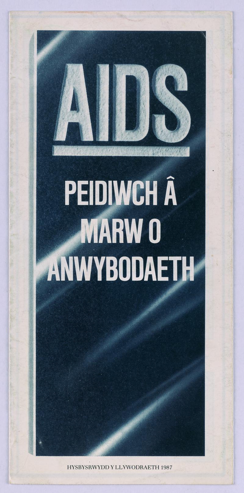 leaflet (Aids - Welsh version)