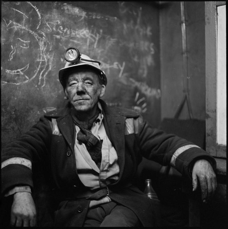 Coegnant Colliery, film negative
