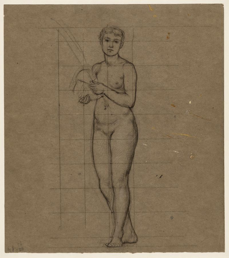Study for figure of Purity for St. George Mosaic