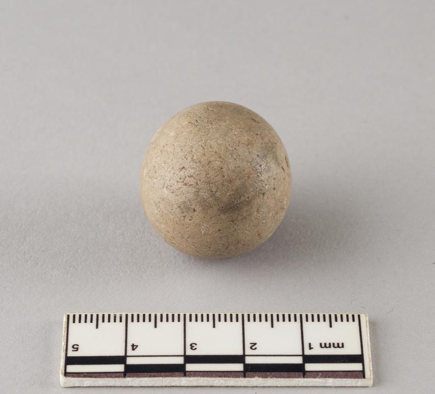 Roman stone ballista ball