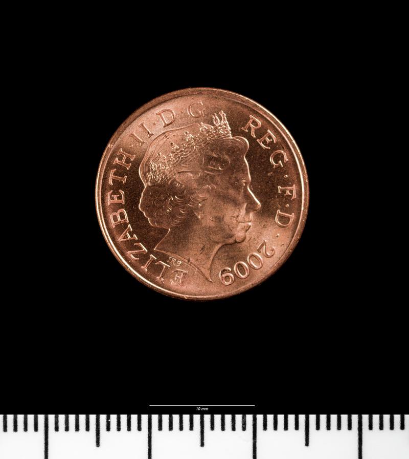 UK, 1 penny 2009