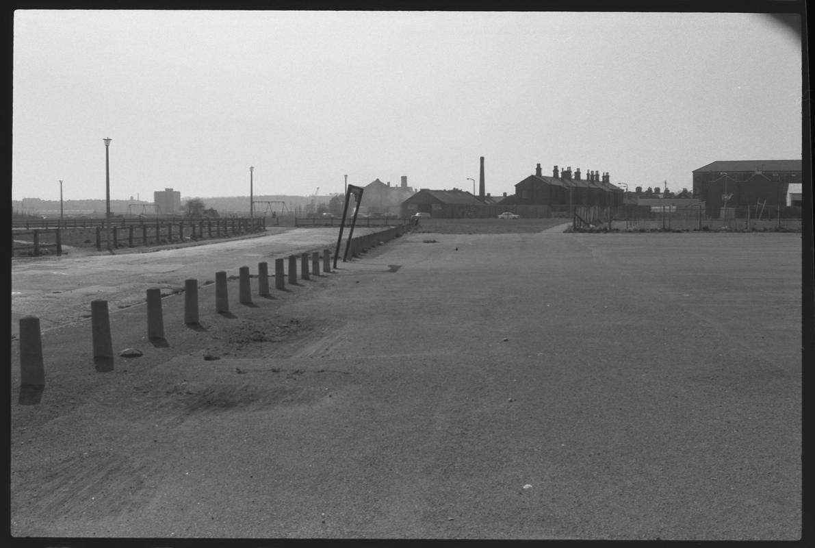 View looking west toward Hamadryad Hospital.