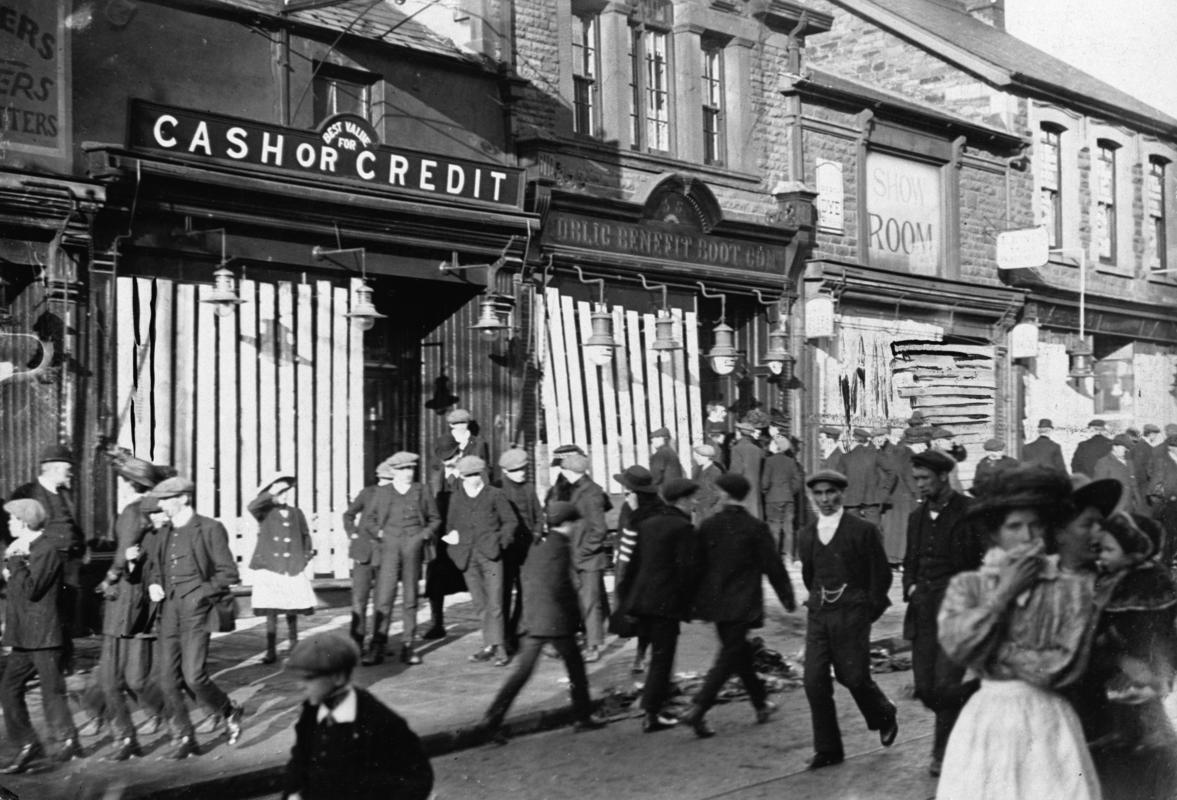 Cambrian Combine Strike, photograph