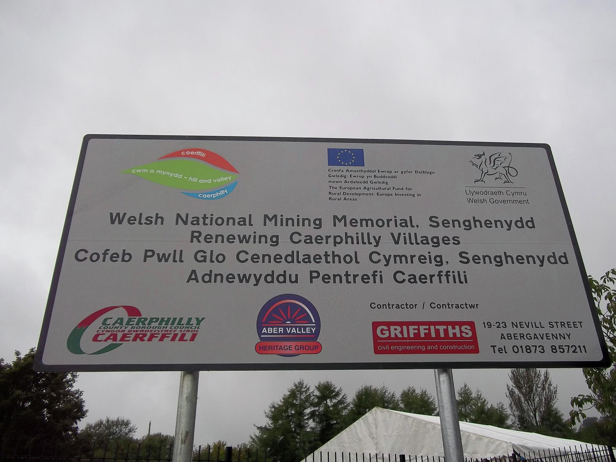 Welsh National Mining Memorial, photograph
