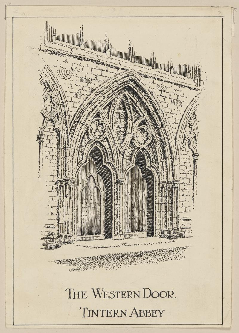 Tintern Abbey, the West Door