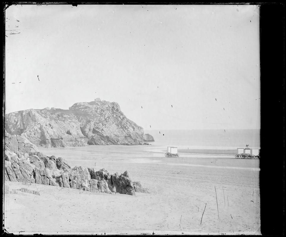 Tenby, St. Catherine's Island, glass negative