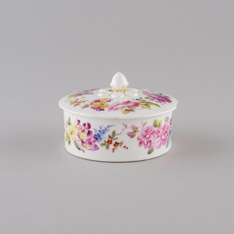 butter tub & cover, 1818-1822