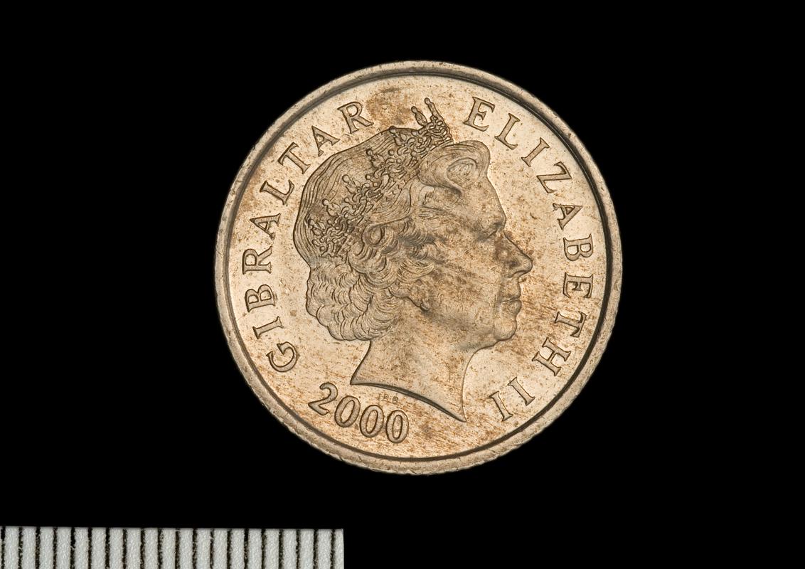 Elizabeth II ten pence (Gibraltar)
