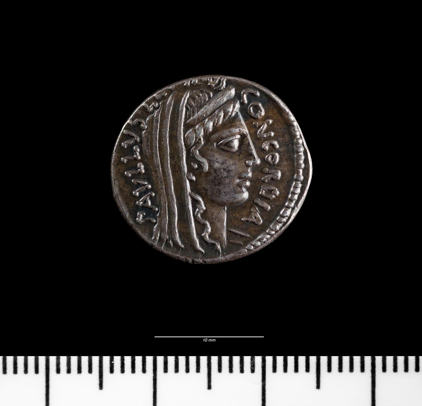 L. AEMILIUS LEPIDUS PAULLUS denarius