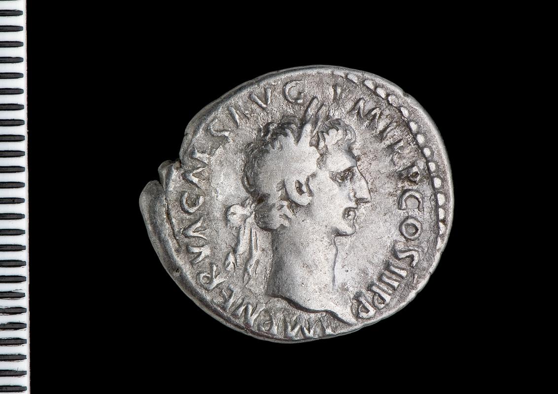 silver denarius (obv.)