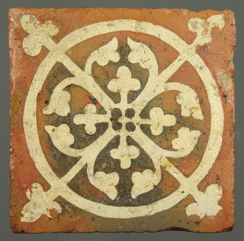 Medieval ceramic floor tiles