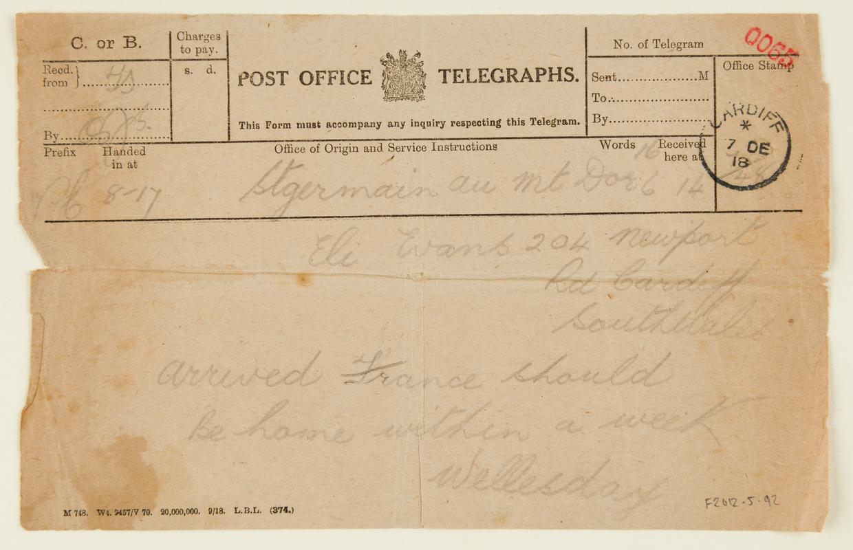 Post Office Telegram